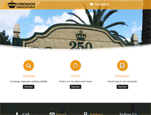 Tablet Screenshot of coronado2.com